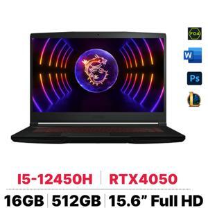 Laptop MSI GF63 Thin 12VE 460VN - Intel core i5-12450H, 8GB RAM, SSD 512GB, Nvidia GeForce RTX 4050 6GB GDDR6, 15.6 inch