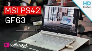Laptop MSI PS42 8M-288VN - Intel core i5, 8GB RAM, SSD 256GB, Intel UHD Graphics 620, 14 inch