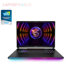 Laptop MSI Raider GE78 HX 13VI-408VN - Intel Core i9-13980HX, 64GB RAM, SSD 4TB, Nvidia GeForce RTX 4090 16GB GDDR6, 17.3 inch