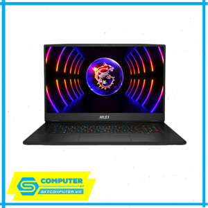 Laptop MSI Titan GT77 HX 13VI 077VN - Intel Core i9-13980HX, 64GB RAM, SSD 4TB, Nvidia GeForce RTX 4090 16GB GDDR6, 17.3 inch