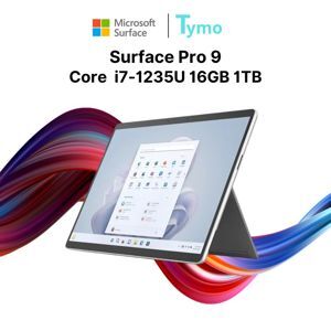 Laptop Surface Pro 9 Wifi - Intel Core i7-1255U, 16GB RAM, SSD 1TB, Intel Iris Xe Graphics, 13 inch