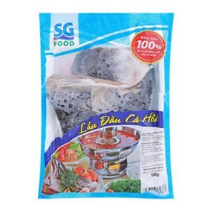 Lẩu đầu cá hồi SG Food khay 500g