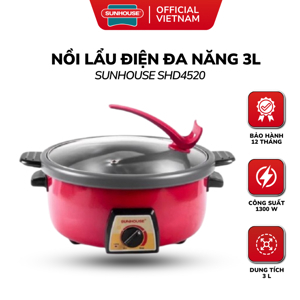 Lẩu điện Sunhouse SHD4520 - 3L