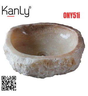 Lavabo bằng đá onyx KanLy ONY51i