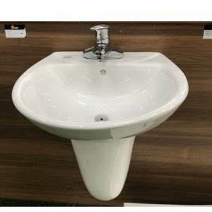 Lavabo cao cấp Liền chân Treo tường LVC-001