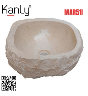 Lavabo đá cuội Kanly MAR51i