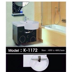 Lavabo kiếng Việt Mỹ K.1172