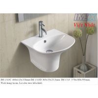Lavabo treo tường liền khối Imex IM1315C