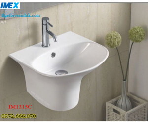 Lavabo treo tường liền khối Imex IM1315C