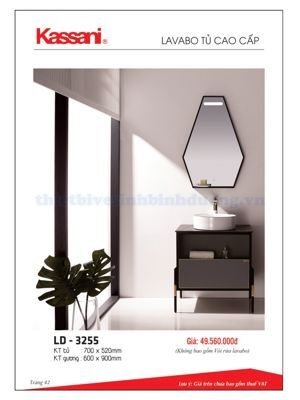 Lavabo tủ Kassani LD-3255