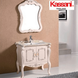 Lavabo tủ PVC chống thấm Kassani KS-1726