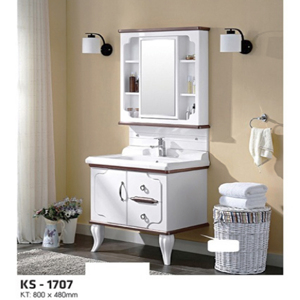 Lavabo tủ PVC chống thấm Kassani KS-1707