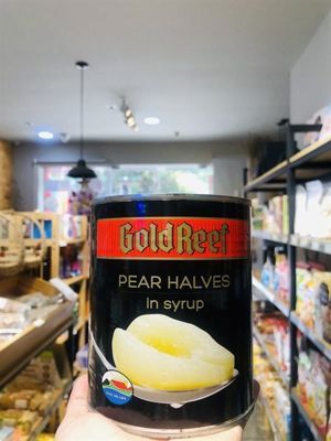 Lê ngâm Gold Reef Hộp 825g