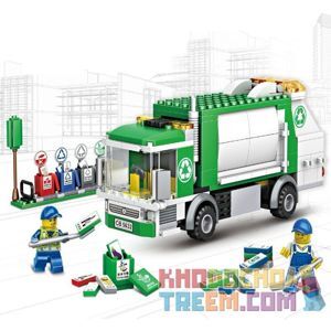 Bộ xếp hình Xe chở rác Garbage Truck V29 Lego 4432