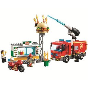 Lego City - Cứu hỏa tiệm bánh Burger 60214
