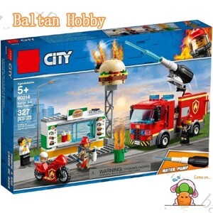 Lego City - Cứu hỏa tiệm bánh Burger 60214