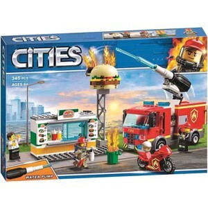 Lego City - Cứu hỏa tiệm bánh Burger 60214