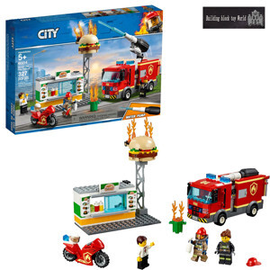 Lego City - Cứu hỏa tiệm bánh Burger 60214