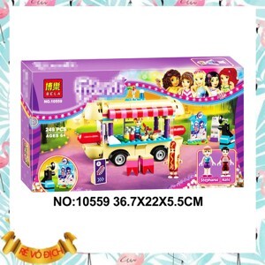 Lego Friend Xe Bán Đồ Ăn Nhanh Bela 10559