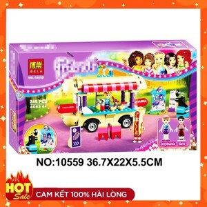 Lego Friend Xe Bán Đồ Ăn Nhanh Bela 10559