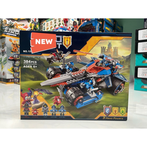 Lego khối lắp ráp nexo knights 10488 phi cơ phóng gươm và xe của clay