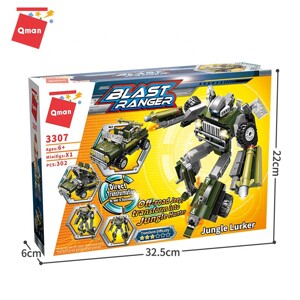 Lego lắp ghép Jungle Lugre Biến Hình 3307