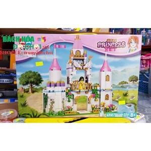 Lego lắp ráp lâu đài công chúa hoa hồng 6741