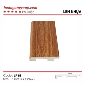 Len chân tường nhựa LP15