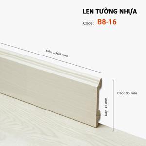 Len tường nhựa B8-16