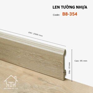 Len tường nhựa B8-354