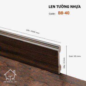 Len tường nhựa B8-40