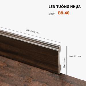 Len tường nhựa B8-40