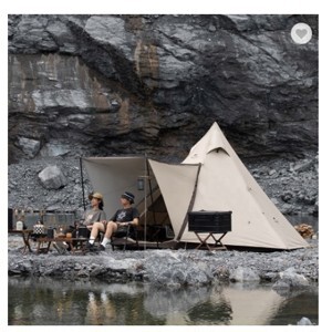 Lều cắm trại Naturehike Glamping NH20ZP013 cho 4 tới 6 người