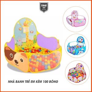 Lều nhà banh cho bé kèm 100 bóng