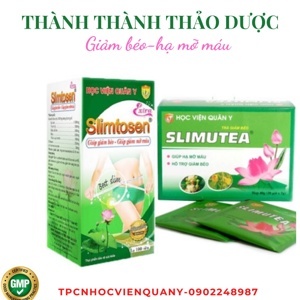 Liệu trình Giảm cân slimtosen và slimutea Học Viện Quân Y