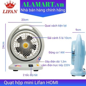 Quạt hộp - tản Lifan HOMI (HO-MI) - 14W