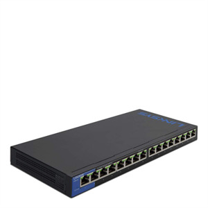 Linksys LGS116 16-Port Desktop Business Gigabit Switch