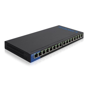 Linksys Lgs116p 16-Port Desktop Business Gigabit Poe+ Switch