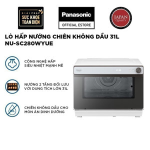 Lò hấp nướng chiên không dầu Panasonic NU-SC280WYUE