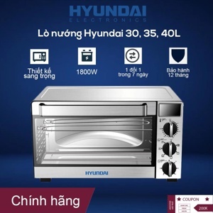 Lò nướng Hyundai HDE 3000S 45L 1800W