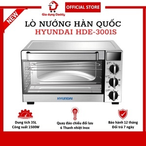 Lò nướng Hyundai HDE-3001S - 35 lít