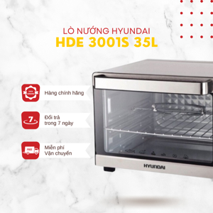 Lò nướng Hyundai HDE-3001S - 35 lít