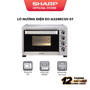 Lò nướng Sharp EO-A324RCSV-ST - 32 lít, 1500W