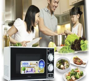 Lò vi sóng Aqua AEM-G1125W - 17 lít, 900W