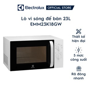 Lò vi sóng Electrolux EMM23K18GW - 20 lít