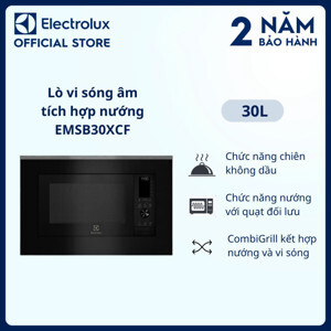 Lò vi sóng kết hợp nướng Electrolux EMSB30XCF