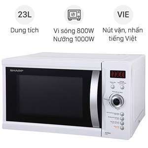 Lò vi sóng Sharp R-G371VN-W - Có nướng, 23 lít, 800W