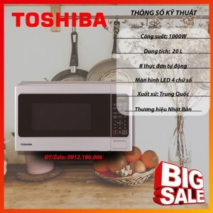 Lò vi sóng Toshiba ER-SGS20 (ER-SGS20S) - 20 lít