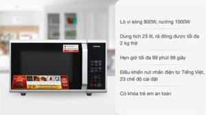 Lò vi sóng Toshiba ER-SGS23(S1)VN - 23 lít