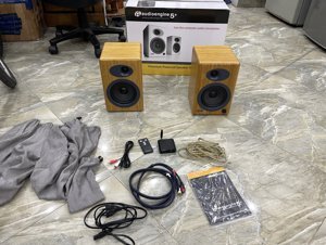 Loa Audioengine A5+ Wireless Bamboo